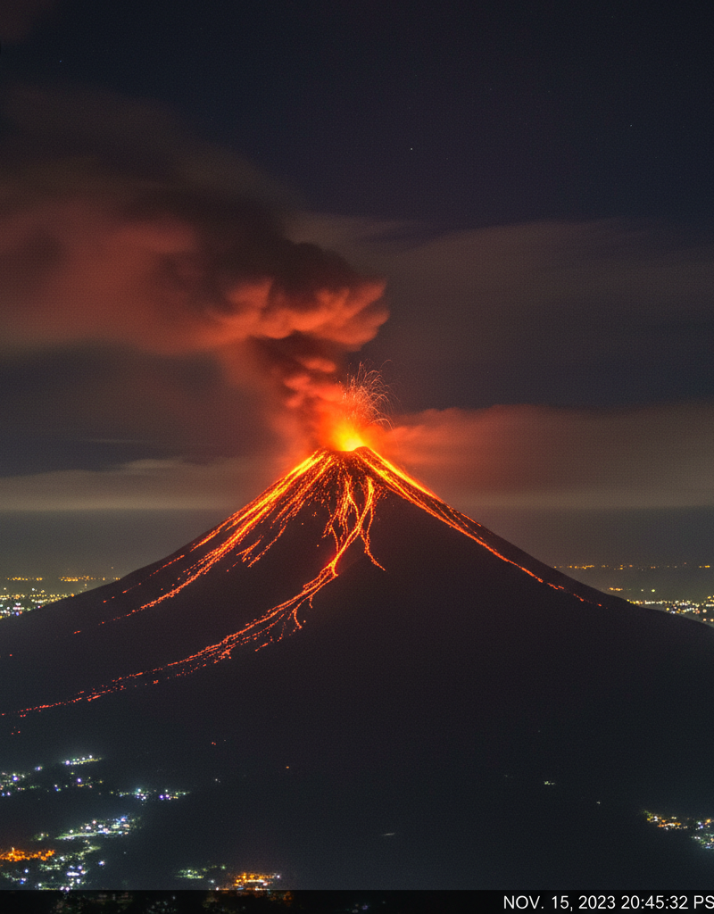 Live volcanoes, mountains, cities webcam in Legazpi City, Philippines ...